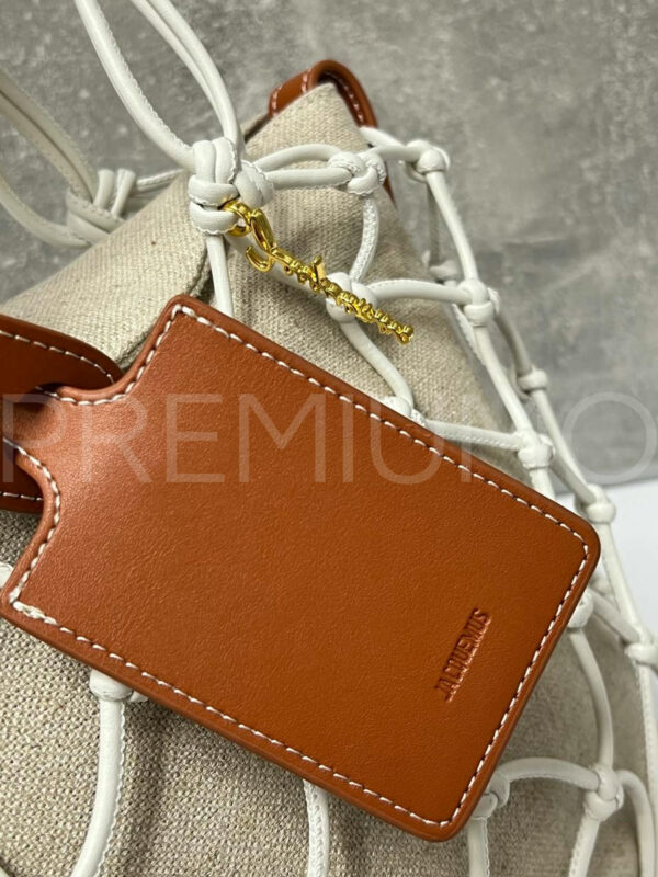 Jacquemus сумка кожаная бежевая PR235417 3