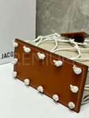 Jacquemus сумка кожаная бежевая PR235417 12