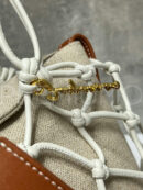 Jacquemus сумка кожаная бежевая PR235417 13