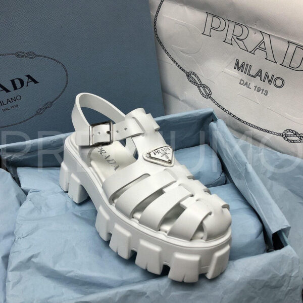 Prada Monolith босоножки PR180198 6