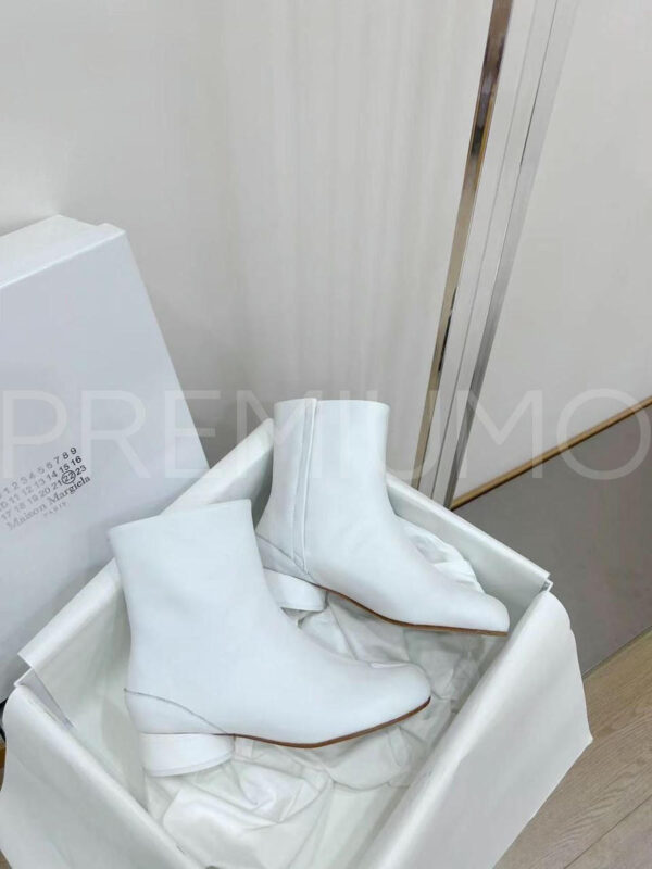 Maison Margiela ботильоны белые осенние PR303261 2