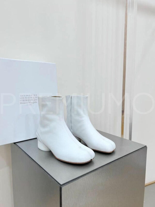 Maison Margiela ботильоны белые осенние PR303261
