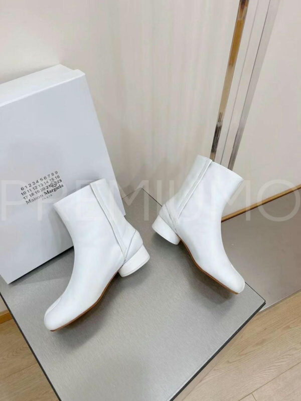 Maison Margiela ботильоны белые осенние PR303261 4
