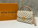 Louis Vuitton Damier Ebene Canvas Croisette сумка PR490487 45