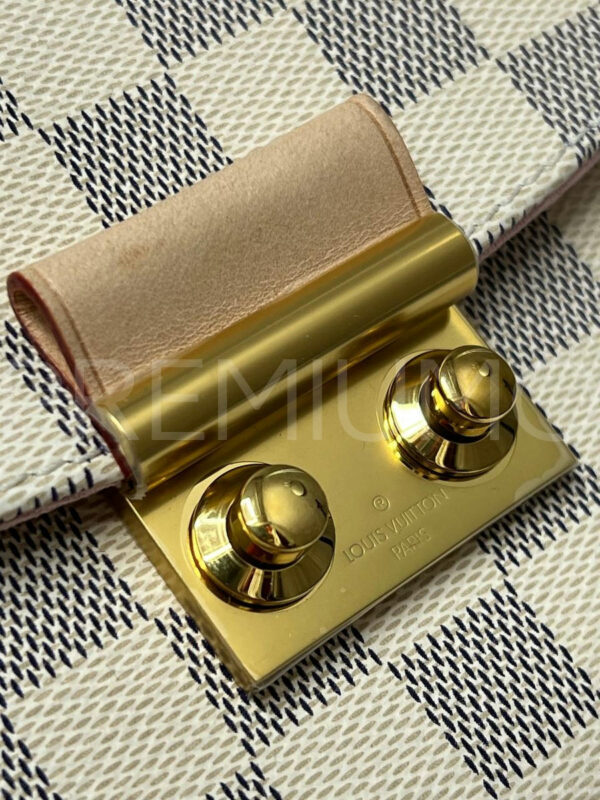 Louis Vuitton Damier Ebene Canvas Croisette сумка PR490487 16
