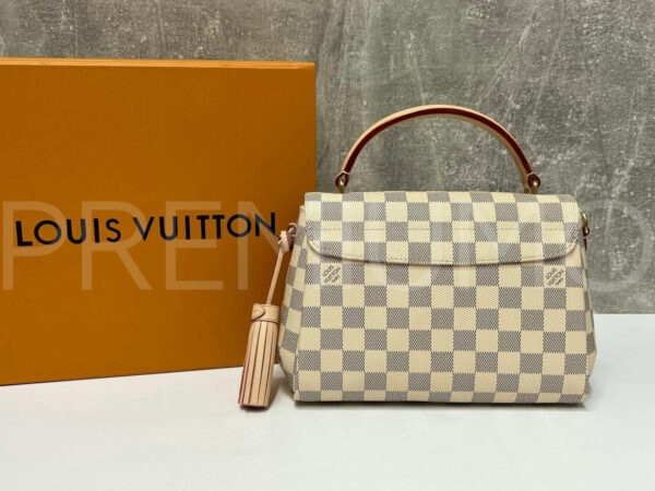 Louis Vuitton Damier Ebene Canvas Croisette сумка PR490487 14