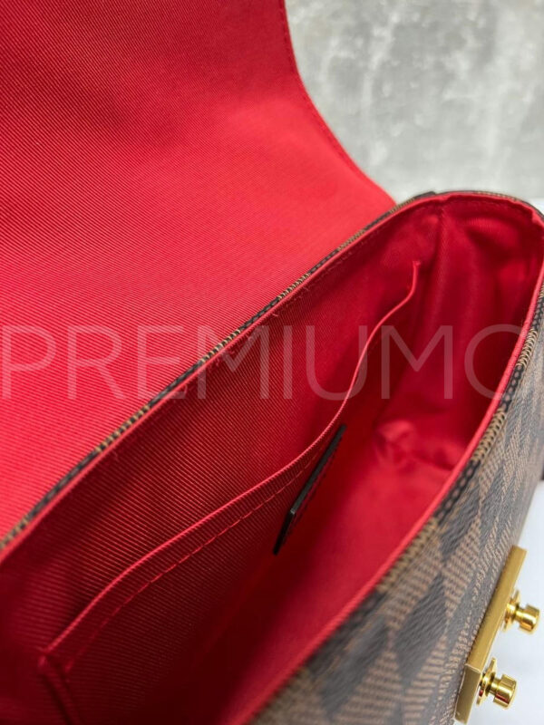 Louis Vuitton Damier Ebene Canvas Croisette сумка PR982734 20