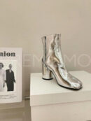 Maison Margiela ботильоны серебристые дизайнерские PR277725 10