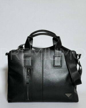 Prada портфель кожаный черный PR263221