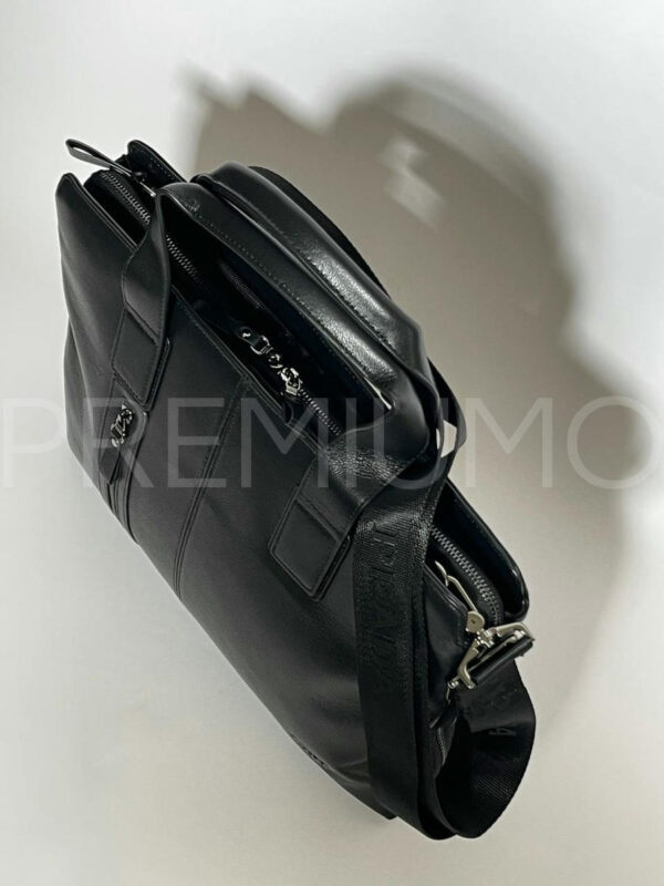 Prada портфель кожаный черный PR263221 3