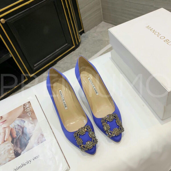 Manolo Blahnik синие туфли трендовые PR4874PR 3