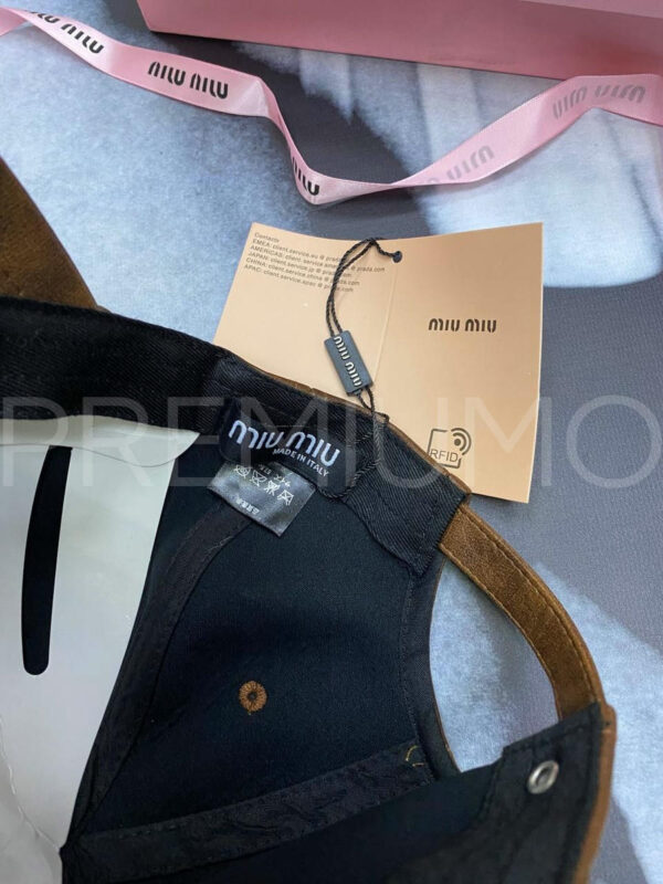 Miu Miu бейсболка PR396921 4