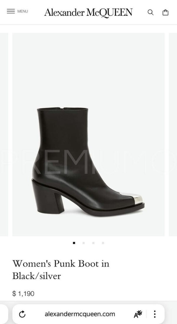 Alexander McQueen сапоги PR997151 19