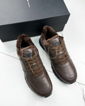 Kiton кроссовки с мехом PR331378