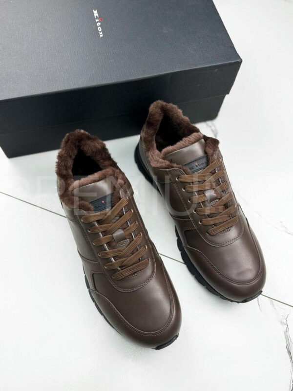 Kiton кроссовки с мехом PR331378