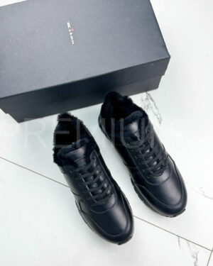 Kiton кроссовки кожаные трендовые PR116722