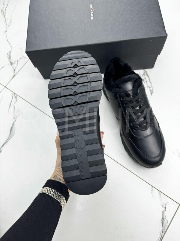 Kiton кроссовки кожаные трендовые PR116722 5