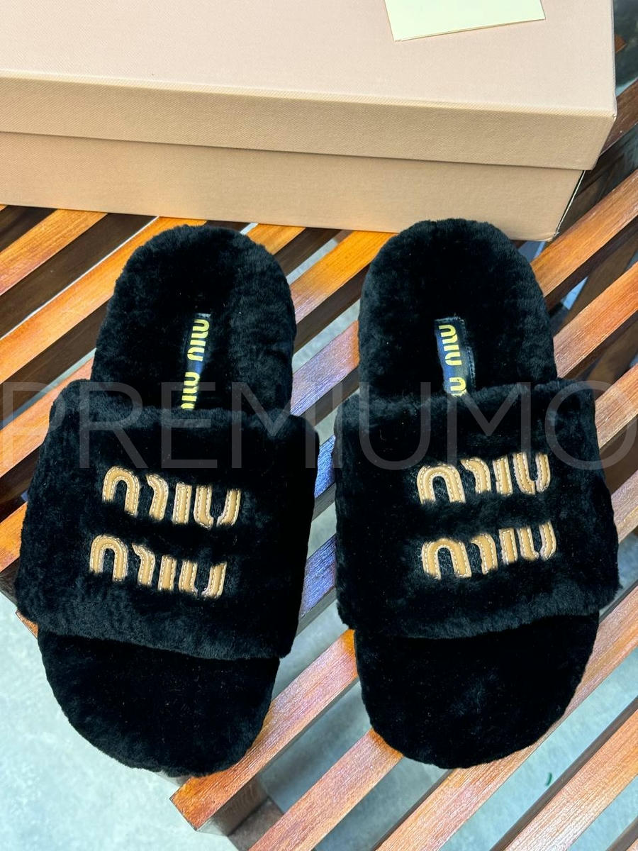 Miu Miu шлепанцы PR281159 2 Miu Miu шлепанцы PR281159 2
