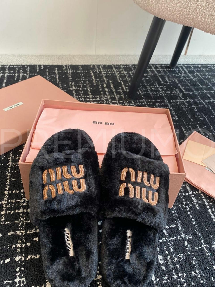 Miu Miu шлепанцы PR281159 8 Miu Miu шлепанцы PR281159 8