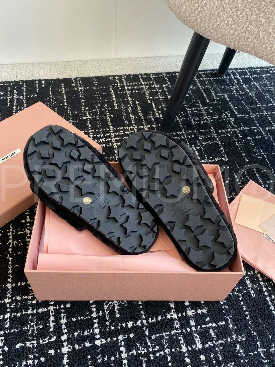 Miu Miu шлепанцы PR281159 10 Miu Miu шлепанцы PR281159 10