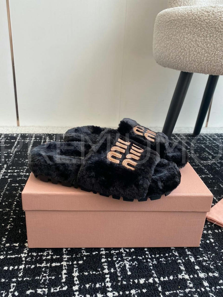 Miu Miu шлепанцы PR281159 4 Miu Miu шлепанцы PR281159 4