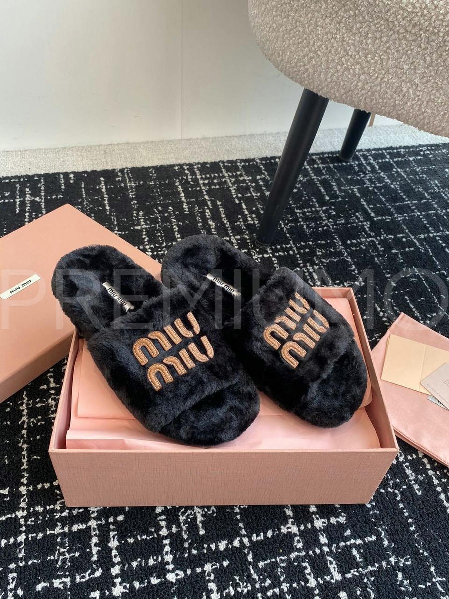 Miu Miu шлепанцы PR281159 Miu Miu шлепанцы PR281159