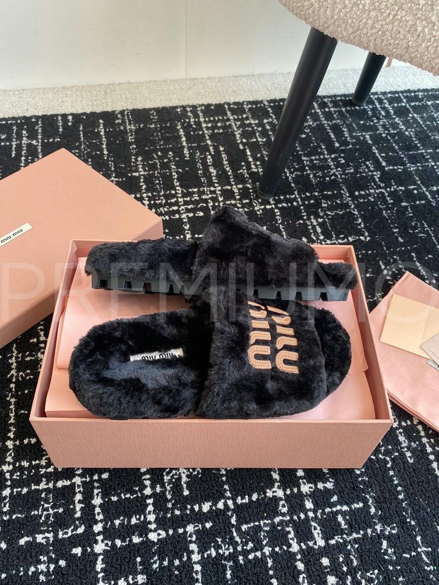 Miu Miu шлепанцы PR281159 6 Miu Miu шлепанцы PR281159 6