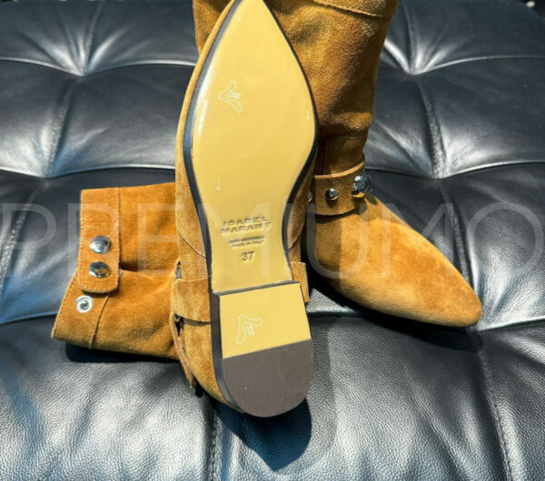 Isabel Marant сапоги коричневые замшевые PR262578 6