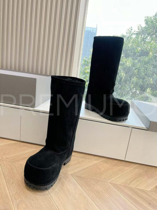 Balenciaga WOMEN’S ALASKA FUR BOOTIE угги черные PR349148 3