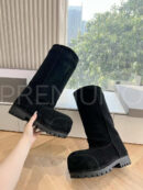 Balenciaga WOMEN’S ALASKA FUR BOOTIE угги черные PR349148 7