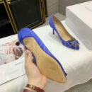 Manolo Blahnik синие туфли трендовые PR4874PR 8