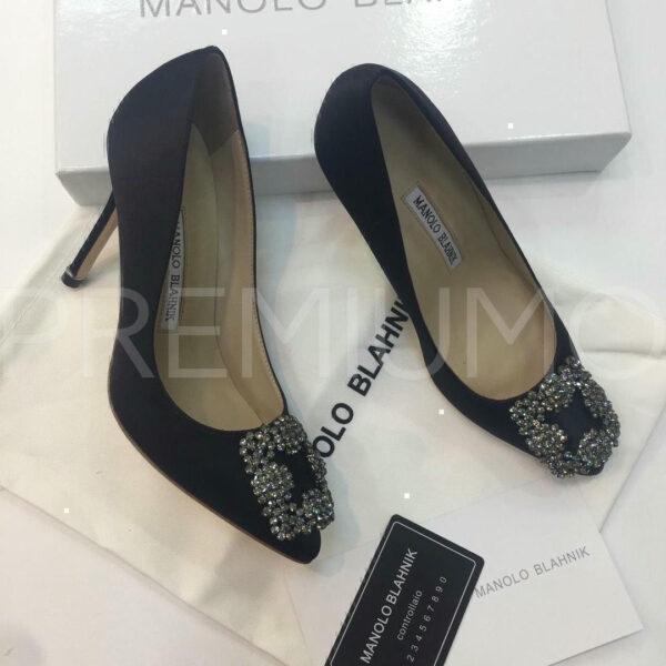 Manolo Blahnik туфли атласные PR7867PX 2