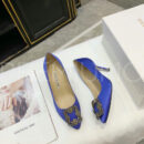 Manolo Blahnik синие туфли трендовые PR4874PR 10