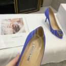 Manolo Blahnik синие туфли трендовые PR4874PR 11