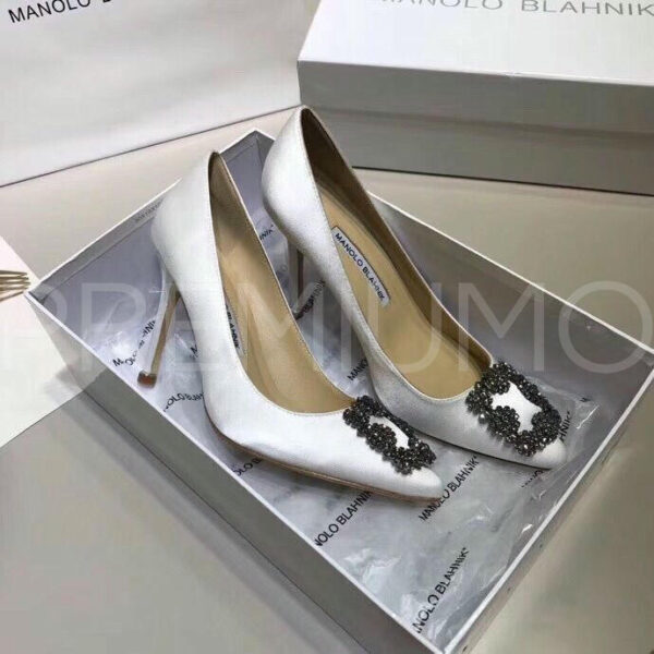Manolo Blahnik серебристые туфли PR668025 2
