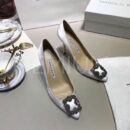 Manolo Blahnik серебристые туфли PR668025 15