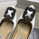 Manolo Blahnik серебристые туфли PR668025 19
