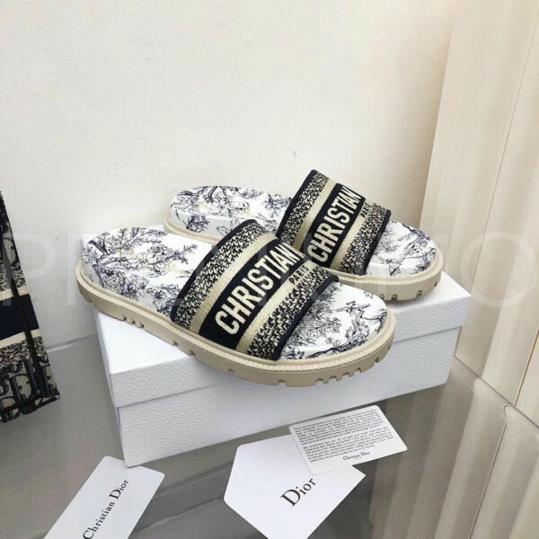 Christian Dior шлепанцы PR488981 4