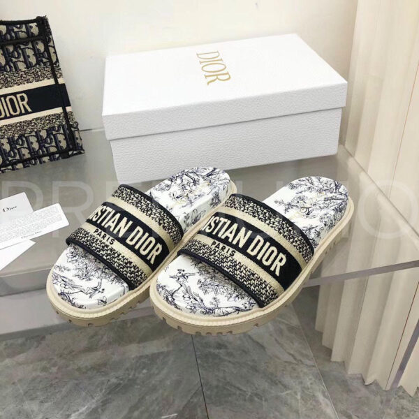 Christian Dior шлепанцы PR488981 6