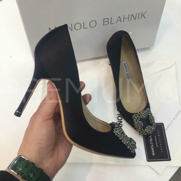 Manolo Blahnik туфли атласные PR7867PX 3