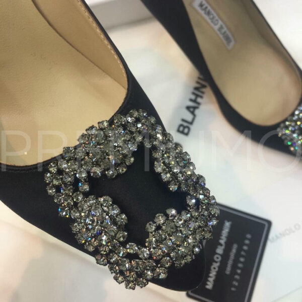 Manolo Blahnik туфли атласные PR7867PX 4