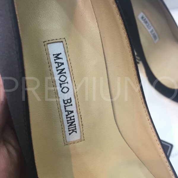 Manolo Blahnik туфли атласные PR7867PX 8