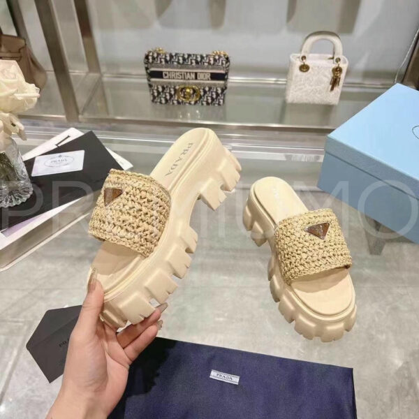 Prada Monolith шлепанцы PR247351 4
