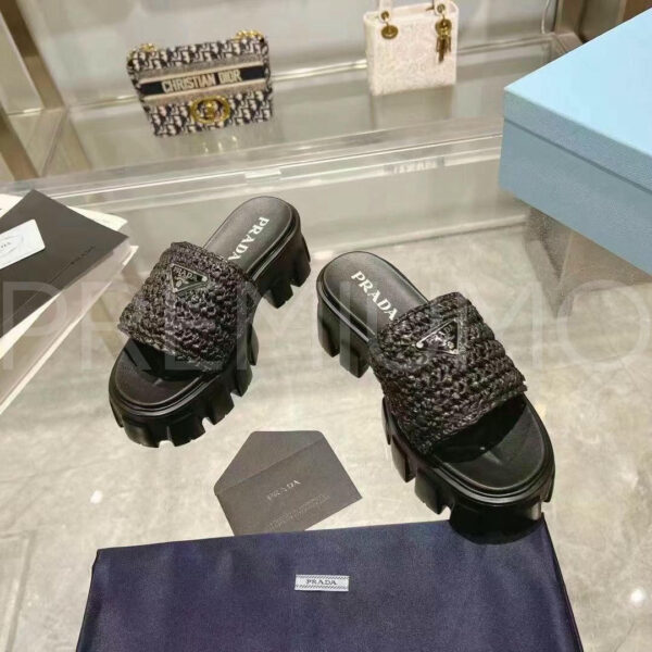 Prada Monolith шлепанцы PR588983 2