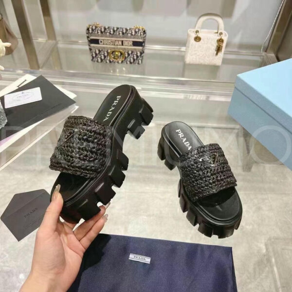 Prada Monolith шлепанцы PR588983 4
