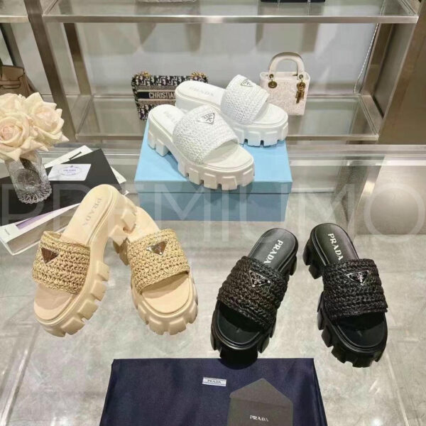 Prada Monolith шлепанцы PR588983 7