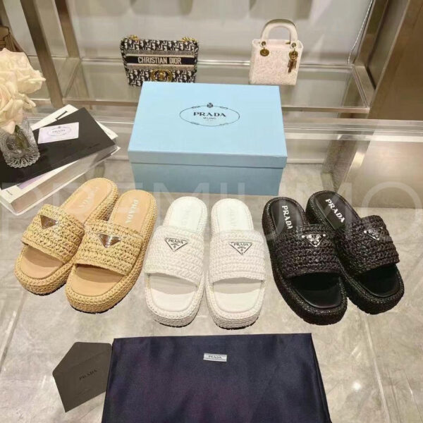 Prada Monolith шлепанцы PR577346 7