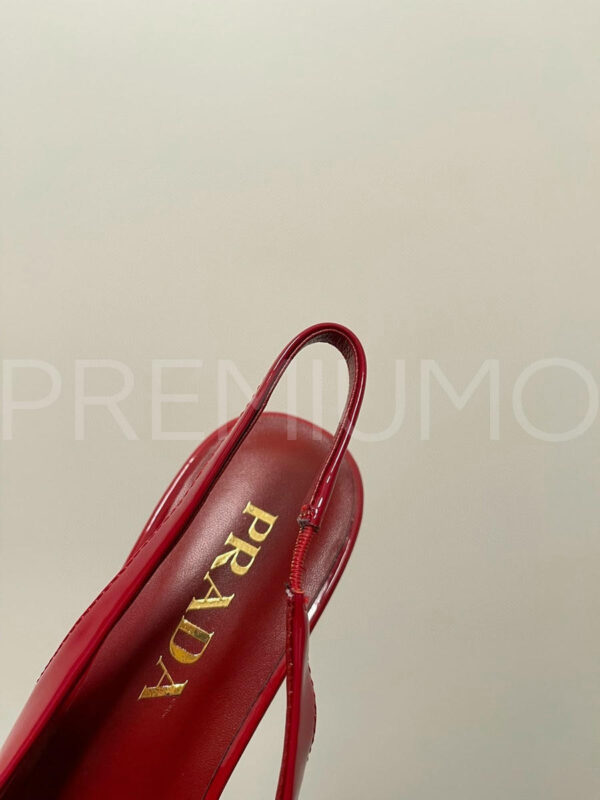 Prada Patent leather slingback pumps туфли PR872741 16