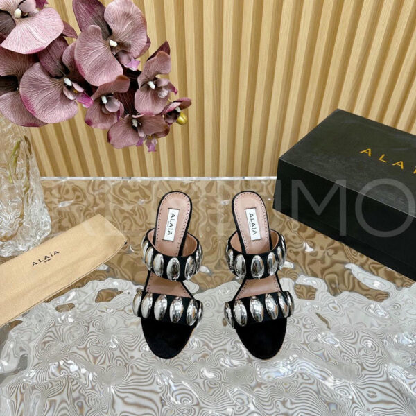 Alaia Tribal Velvet сабо PR495623 3