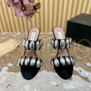 Alaia Tribal Velvet сабо PR495623 11